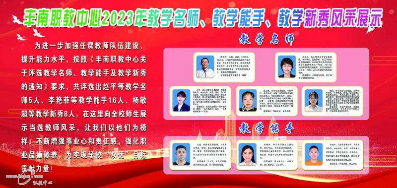 教学名师、教学能手、教学新秀风采展示