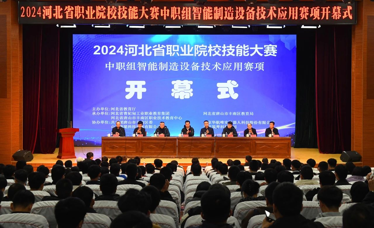 2024年河北省智能制造设备技术应用技能大赛 在丰南开幕